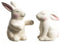 RABBIT SALT & PEPPER POTS. EA0325